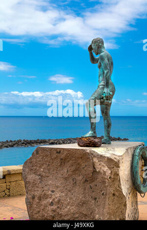 Sculpture de Javier Perez Ramos, Tenerife, Espagne Banque D'Images