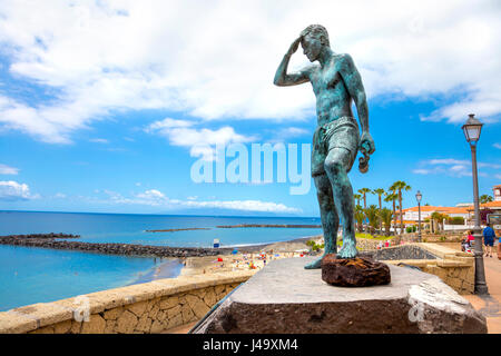 Sculpture de Javier Perez Ramos, Tenerife, Espagne Banque D'Images