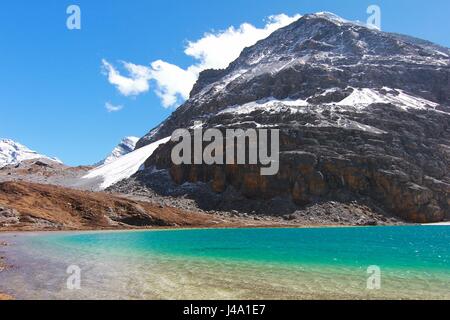 Lac de lait à la réserve naturelle de Yading dans Daocheng County, Chine Banque D'Images