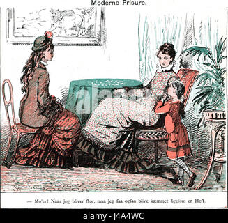 Illustration historique de l'édition 1879 du magazine Punch, présentant un commentaire satirique ou social. La page reprend le style de la publication, reflétant l’humour et les références culturelles de la fin du XIXe siècle. Banque D'Images