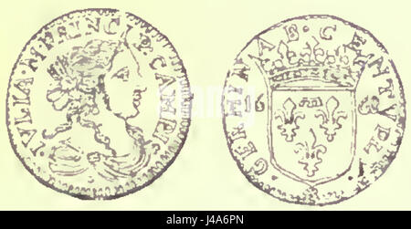 Rivista italiana di numismatica 1892 p047 Banque D'Images