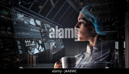 Portrait de femme médecin Banque D'Images