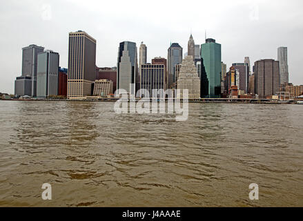 Des toits de Manhattan, New York USA Banque D'Images