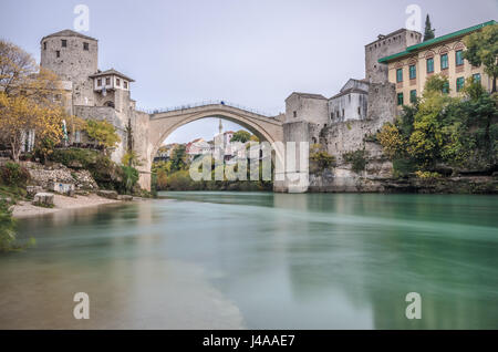 "Vieux Pont" de Mostar, Bosnie-Herzégovine. Banque D'Images