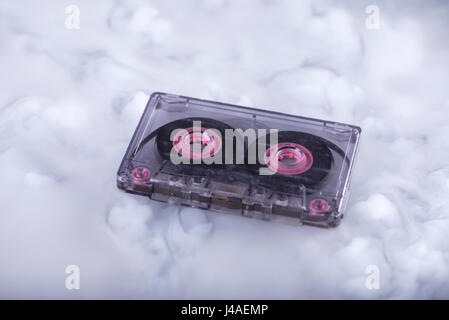 Retro cassette. La photographie conceptuelle sound cloud Banque D'Images