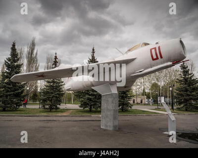 Mig17 Parc de la victoire de Kazan Tatarstan Banque D'Images