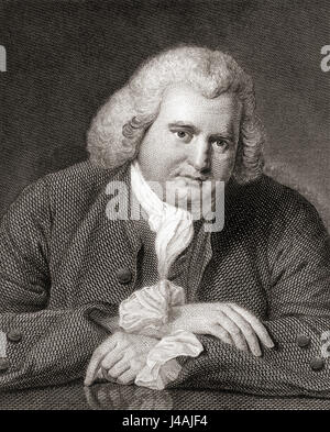 Erasmus Darwin, 1731 - 1802. Médecin, philosophe anglais et des esclaves abolitionniste. Banque D'Images