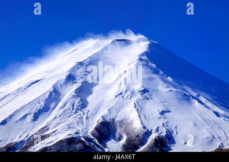 Vue depuis le mont Fuji Japon Yamanashi ville Fujiyoshida Banque D'Images