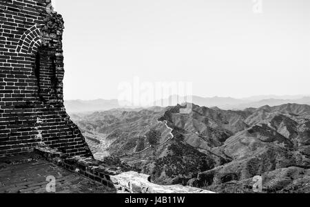 SImatai Grande Muraille de Chine Banque D'Images