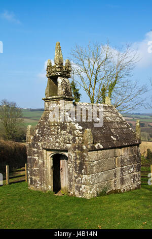 Dupath bien sainte a été probablement construit par les moines de St allemands à propos de 1510 et est belived pour être le plus grand et le meilleur de son genre à Cornwall. Banque D'Images