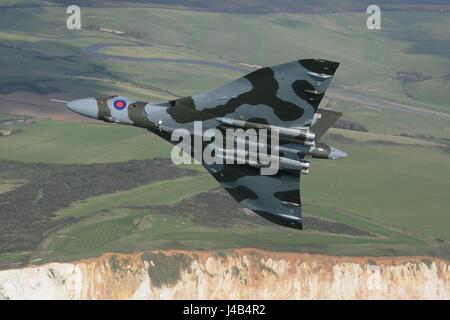 Vulcan b2 xh558 voyage sur manche Banque D'Images