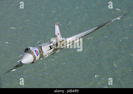 Vulcan b2 xh558 voyage sur manche Banque D'Images