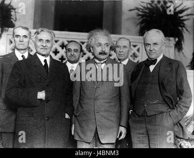 Portrait d'Albert Einstein et d'autres (1879, 1955), physicien Banque D'Images