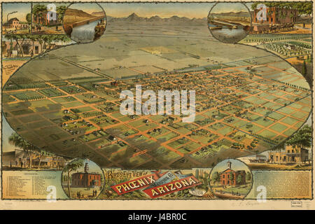 Phoenix1885-AerialMap2 Banque D'Images