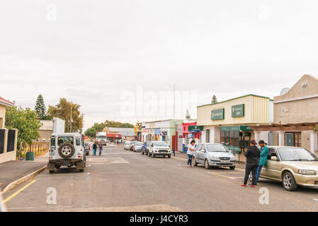 DARLING, AFRIQUE DU SUD - 31 mars 2017 : une scène de rue dans la région de Darling, une ville dans le domaine de l'Orothamnus zeyheri Province de Western Cape Banque D'Images