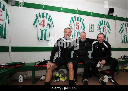 MYERS DOHERTY BOTTENSIEN BLYTH SPARTANS BLYTH SPARTANS COACHING COACHING STAFF CROFT PARK BLYTH ANGLETERRE 03 Janvier 2015 Banque D'Images