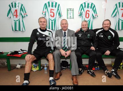 DOHERTY WADE MYERS BOTTENSIEN BLYTH SPARTANS BLYTH SPARTANS MANAGER & ARMENTIERES CROFT PARK BLYTH ANGLETERRE 03 Janvier 2015 Banque D'Images