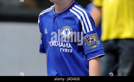 Des fans de CHELSEA S'IL Y A MOYEN D'ARSENAL V CHELSEA WEMBLEY Londres Angleterre 02 Août 2015 Banque D'Images