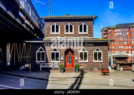 Restaurant la cantine du port dans la ville portuaire de Hambourg, Allemagne, Europe, Restaurant Oberhafen-Kantine in der Hafencity Hamburg von, Deutschla Banque D'Images