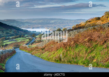 Kirkstone Pass, Parc National de Lake District, Cumbria, Angleterre, Royaume-Uni, Europe. Banque D'Images