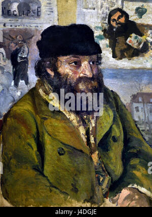 Portrait de Paul Cézanne 1874 de Camille Pissarro 1830 - 1905 France Banque D'Images