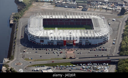 Vue aérienne de Middlesbrough FC Stade Riverside Banque D'Images