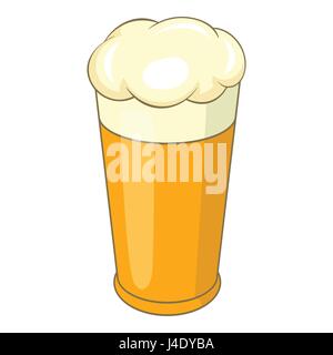 Beer mug suisse, icône de style cartoon Illustration de Vecteur