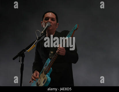 Calvià, Majorque, Espagne. 12 mai, 2017. Groupe britannique effectue un placebo en direct lors du Festival dans le Live Majorque île espagnole de Majorque. Credit : zixia/Alamy Live News Banque D'Images