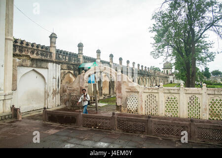 Bibi Ka Maqbara est un monument dédié par le fils d'Aurangazeb à sa mère. Banque D'Images