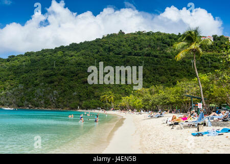 Magens Bay Beach, St Thomas, îles Vierges britanniques, Antilles, Caraïbes, Amérique Centrale Banque D'Images