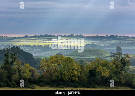 Newgrange, comté de Meath, Leinster, République d'Irlande, Europe Banque D'Images