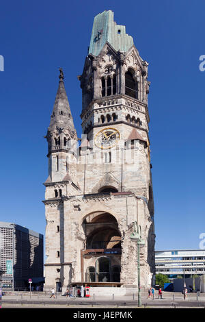 L''Église du Souvenir Empereur Guillaume à Kurfürstendamm, Berlin, Germany, Europe Banque D'Images