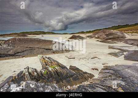 Le Strand à Derrynane House, Ring of Kerry, comté de Kerry, Munster, République d'Irlande, Europe Banque D'Images