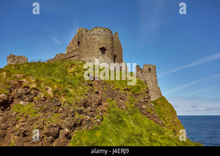 Le Château de Dunluce, près de Portrush, comté d'Antrim, l'Ulster (Irlande du Nord, Royaume-Uni, Europe Banque D'Images