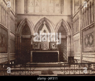 L'église vue de l'intérieur afghan Colaba c.1880 90 Banque D'Images