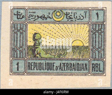 Lot De 20 Timbres-poste Azerbaïdjan Vintage 1919-1921 - État MNG MH MNH