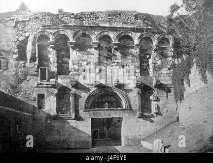 SPLIT Porta Aurea demeure 1910 Banque D'Images