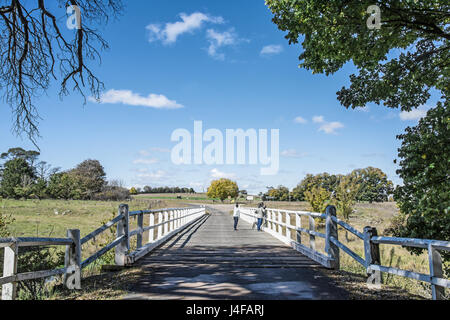 Munsie Bridge sur Salisbury,eaux près de Gostwyck Uralla Australie NSW. Banque D'Images