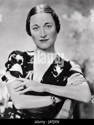 Wallis Simpson Banque D'Images