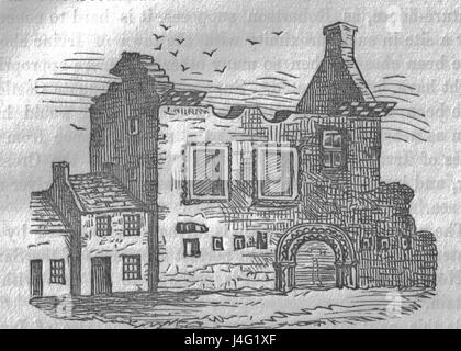 Château de Seagate, Irvine, Ayrshire Banque D'Images