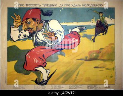 Affiche russe Banque D'Images