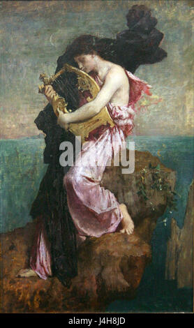 Sahpo embrassant sa lyre Jules Elie Delaunay mg 8275 Banque D'Images