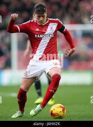 MIDDELSBROUGH MIDDELSBROUGH ADAM ATTEINDRE FC FC LE STADE RIVERSIDE MIDDLESBROUGH ANGLETERRE 08 Novembre 2014 Banque D'Images