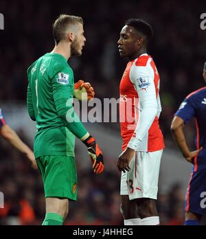 DANNY WELBECK DE POURPARLERS ARSENAL MANCHESTER UNITED V ARSENAL Emirates Stadium, LONDON ANGLETERRE 22 Novembre 2014 Banque D'Images