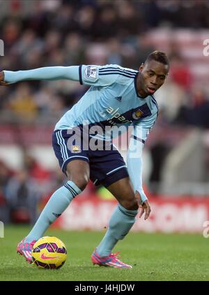 DIAFRA SAKHO West Ham United FC West Ham United FC STADE DE LA LUMIÈRE DE L'ANGLETERRE SUNDERLAND 13 Décembre 2014 Banque D'Images