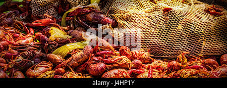 Un style New Orleans langouste ébullition. Banque D'Images