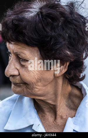 La femme cubaine à La Havane Cuba Banque D'Images