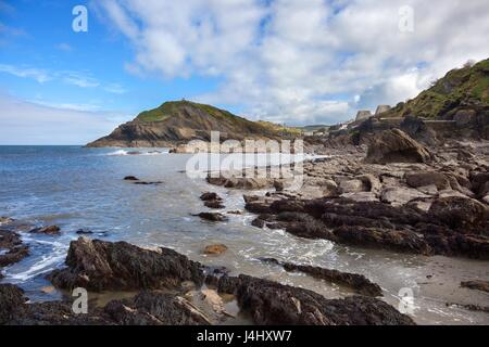 Plages de tunnels, Ilfracombe, Devon, Angleterre Banque D'Images