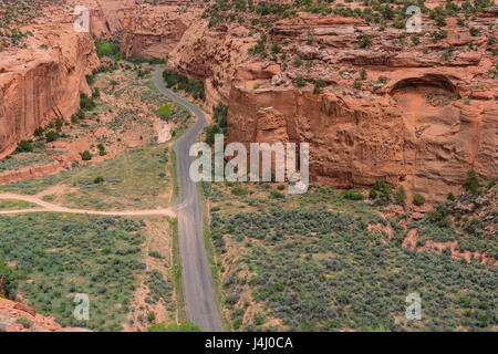 Burr Trail Road, la route panoramique dans le sud de l'Utah Banque D'Images