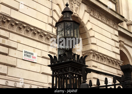 10 Downing Street, à Londres, Royaume-Uni. Banque D'Images